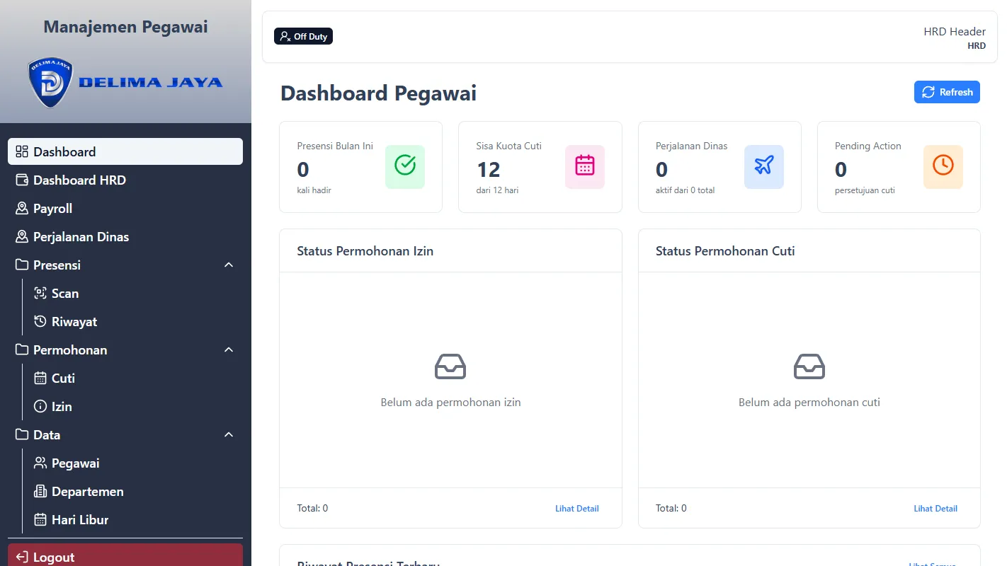 Sistem Manajemen Pegawai